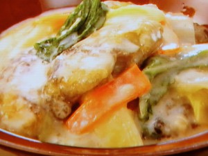 カキと白菜のクリーム煮