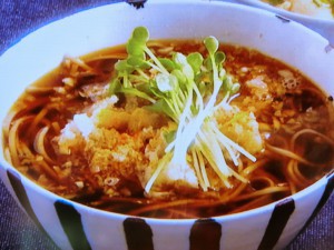 カブの鬼おろしそば