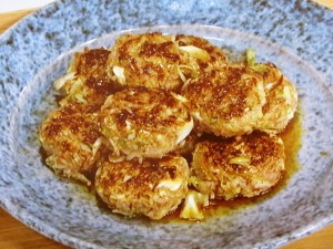 香味乳酸キャベツのつくね