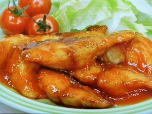 鯖のケチャップ焼き