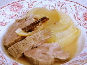 豚肉とたまねぎのスパイスレモン塩煮