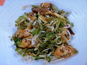 ブリの黒こしょう炒め
