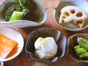 野菜のみそ漬け
