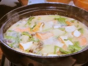 塩鮭の粕鍋