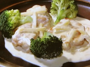 チキンのしょうがみそクリーム煮