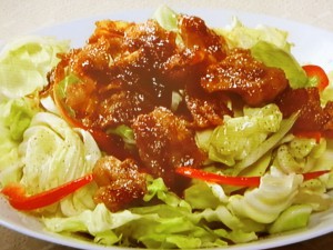 しゃきしゃきキャベツのホイコーロー風