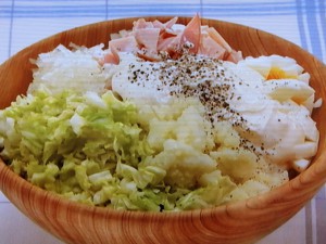 キャベツのポテトサラダ