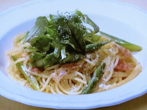アスパラベーコンの簡単カルボナーラ