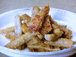 新ごぼうのいりみそ
