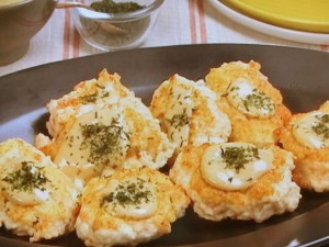 鮭と豆腐の落とし焼き