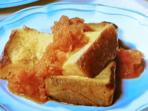 春にんじんのフレンチトースト
