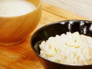 ホワイト混ぜご飯&カリフラワーのスープ