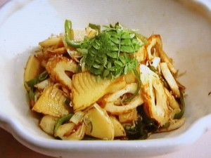 筍とじゃこの炒め煮