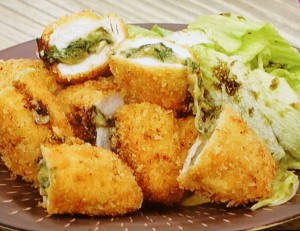 鶏胸肉のはさみカツ