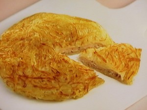 肉団子とじゃがいものガレット