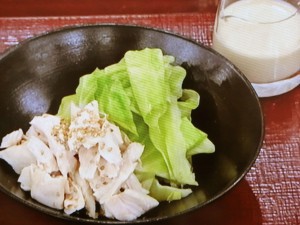 キャベツささ身サラダ