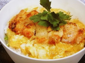 カリッとあんかけ親子丼