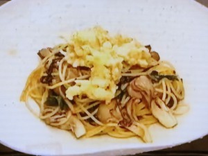 もこみち流 シラスのかき揚げパスタ