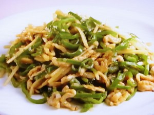 基本の青椒肉絲(チンジャオロースー)