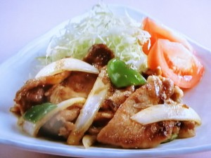 豚肉のしょうが焼き