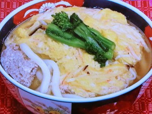 清湯(ちんたん)スープの天津うどん