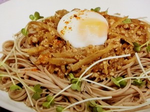 鶏ゴボウあえ麺
