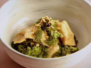 菜の花のごまクリーム和え