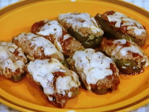 ピーマンの肉詰め