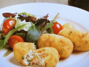 桜えびの豆腐クリームコロッケ