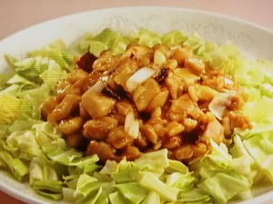 鶏の甘辛炒め