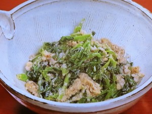 クレソンのくるみあえ
