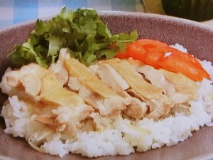しょうが風味のチキンライス