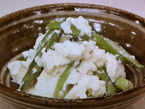 豆腐の塩麹漬け