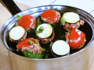 パクチーと魚介のマリネサラダ