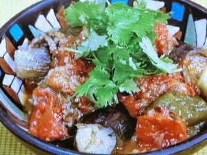 パクチーと魚介のマリネサラダ