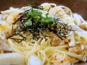 シーフードパスタ