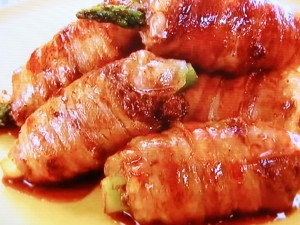 アスパラのボリューム肉巻き