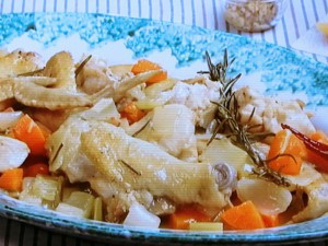 骨つきチキンのポットロースト