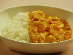 バナナチキンカレー