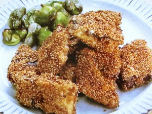 サワラのごま焼き