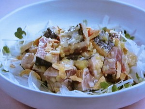 カツオのねぎ味噌和え