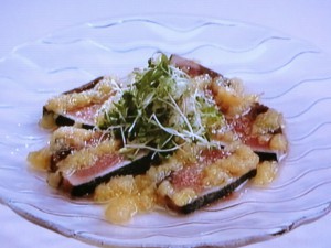 カツオのカルパッチョ