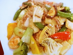 八宝菜の伴麺(ばんめん)