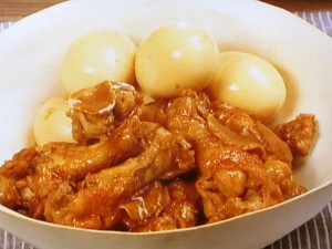 鶏手羽元と卵の甘酢煮