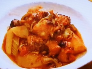 もこみち流 タコとじゃがいものピリ辛トマト煮