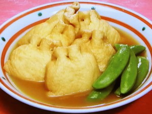 油揚げの詰め込み煮