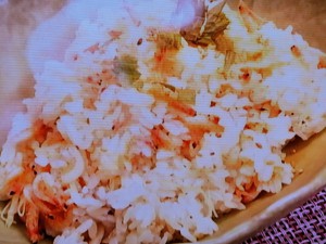 桜えびの炊き込みごはん