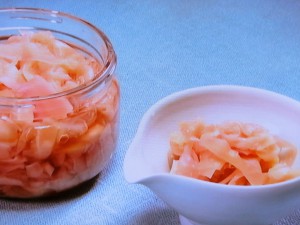 新しょうがの甘酢漬け