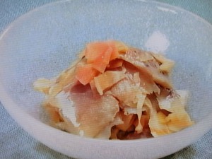 あじの甘酢新しょうがあえ