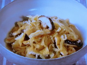 切り干し大根と麸の煮物